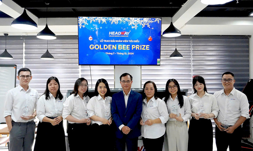 Headway JSC Vinh Danh Những Chiến Binh “Golden Bee Prize” Tiêu Biểu 6 Tháng Cuối Năm 2024