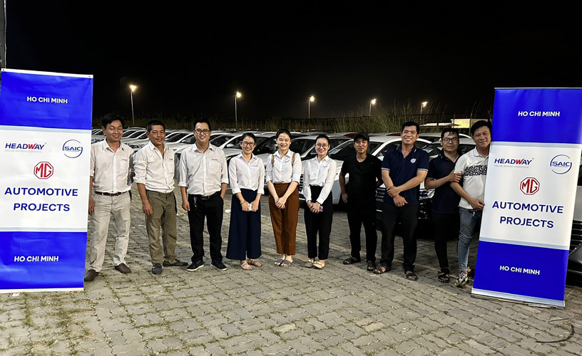 Headway JSC Vận Chuyển Thành Công 75 Xe Ô Tô MG Cho Tập Đoàn SAIC (Trung Quốc)