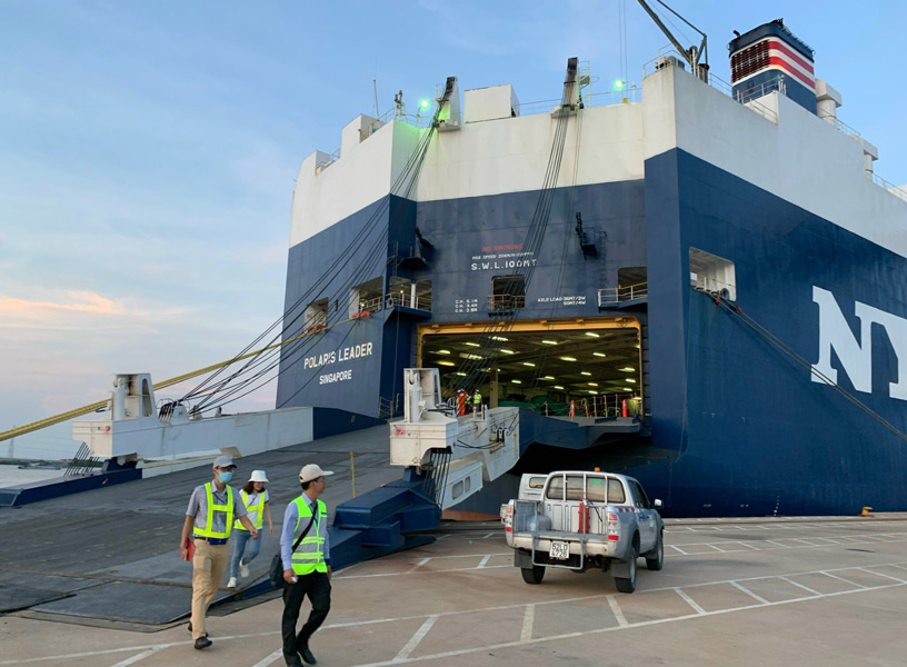 Headway JSC Phối Hợp Cùng Đội Ngũ NYK Roro Thực Hiện Kiểm Tra Xe Ô Tô Tại SPCT, TP. Hồ Chí Minh